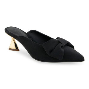 �G�A���\�[���Y ���f�B�[�X �V���[�Y �q�[�� Aerosoles Juju Black Fabric �u���b�N