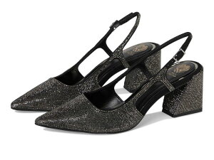 ���B���X�J���[�g ���f�B�[�X �V���[�Y �q�[�� Vince Camuto Sindreea Rhinestone Block Heel Slingback Pump Anthracite