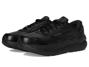 �u���b�N�X �����Y �V���[�Y �X�j�[�J�[ ���U�[ Brooks Ghost Max Leather Black/Black �u���b�N