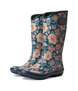 {OX fB[X V[Y u[cECu[c t[ t[ Bogs Rainboot Tapestry Floral Navy Multi lCr[