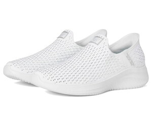 XPb`[Y fB[X V[Y Xj[J[ SKECHERS Martha Stewart Ultra Flex 3.0 - Dazzling Hands Free Slip-Ins White Silver zCg