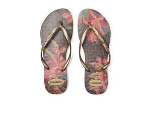 nCAiX fB[X V[Y T_ Rust Havaianas Slim Animal Floral Fusion Sandals