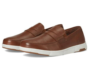 yz mubV Y Xb|E[t@[ V[Y Luca Moccasin Toe Penny Loafer Lightweight Comfortable Slip-On Cognac