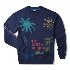 �`���r�[�Y �����Y �A�E�^�[ �p�[�J�[�E�X�E�F�b�g �N���[�l�b�N �p�C�� Chubbies The Sketchy (Soft Terry Crewneck) Navy �l�C�r�[