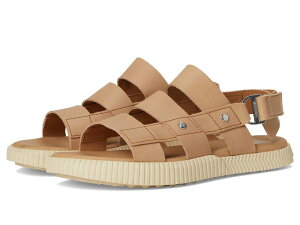 �\���� ���f�B�[�X �V���[�Y �T���_�� SOREL Ona Ave? Slingback Flat Sandals Honest Beige/Bl �x�[�W��