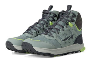 �A���g�� ���f�B�[�X �V���[�Y �u�[�c�E���C���u�[�c Altra Lone Peak Hiker 3 Gray/Green �O���[