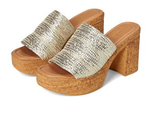 �Z�C�V�F���Y ���f�B�[�X �V���[�Y �q�[�� �T���_�� �g�[�� Seychelles Applause Metallic Woven Sandal Light Gold Poly �S�[���h