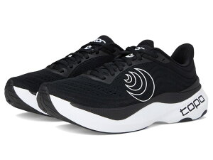 �g�|�A�X���`�b�N ���f�B�[�X �V���[�Y �T���_�� Topo Athletic Aura Black/White �z���C�g