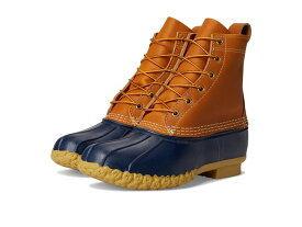 エルエルビーン レディース シューズ ブーツ・レインブーツ L.L.Bean Bean Boot 8 Tan/Bright Navy ネイビー