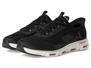 XPb`[Y fB[X V[Y Xj[J[ SKECHERS Glide-Step Gratify Pace Hands Free Slip-Ins Black Gold ubN