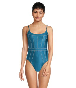 yz xbJ fB[X ㉺Zbg  Color Sheen Makenna Corest One Piece Lagoon