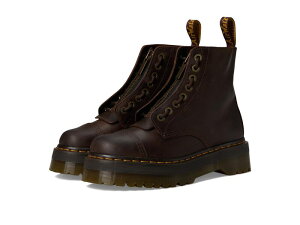 �h�N�^�[�}�[�`�� �����Y �V���[�Y �u�[�c�E���C���u�[�c �v���b�g�t�H�[���u�[�c �v���b�g�t�H�[�� ���U�[ Dr. Martens Sinclair Leather Platform Boots Dark Brown �u���E��