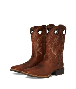 yz AAg Y u[cECu[c V[Y Sport Rodeo Cowboy Boots Aged Tan Elepha