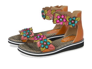 XvOXebv fB[X V[Y T_ L'Artiste by Spring Step Cruzer Camel Multi L