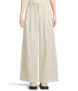 ���C�h�E�F�� ���f�B�[�X �{�g���X �J�W���A���p���c �|���G�X�e�� �R�b�g�� Madewell Superwide Harlow Pinstripe - Cotton Polyester Ivory Black Pin �A�C�{���[