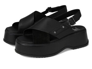 �\���� ���f�B�[�X �V���[�Y �q�[�� �T���_�� SOREL Dayspring? Crisscross Sandals Black/Black �u���b�N