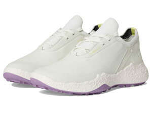 GR[ fB[X V[Y Xj[J[ [X ECCO Golf BIOM Hybrid 5 Lace Waterproof Golf Shoe White/Lavender zCg
