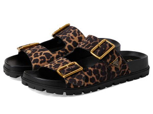 �Q�X ���f�B�[�X �V���[�Y �T���_�� GUESS Fasten Leopard Suede �A�j�}��