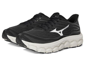 �~�Y�m �����Y �V���[�Y �X�j�[�J�[ Mizuno Wave Horizon 8 2E Black/White �z���C�g