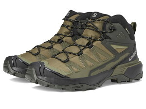 【送料無料】 サロモン メンズ ブーツ・レインブーツ ハイキングシューズ シューズ X Ultra 360 Mid GTXR Olive Night/Bla