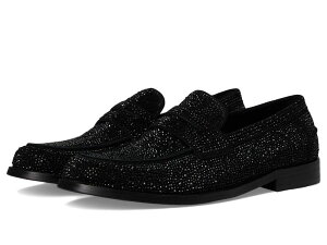�X�e�B�[�u �}�f�� �����Y �V���[�Y �X���b�|���E���[�t�@�[ Steve Madden Natan-R Black Rhineston �u���b�N