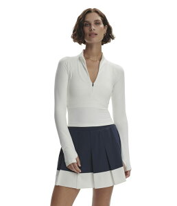 �o�[���C ���f�B�[�X �g�b�v�X �V���c Varley Helena Mid Layer Snow White �z���C�g
