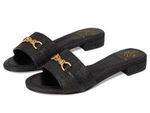 ���B���X�J���[�g ���f�B�[�X �V���[�Y �q�[�� �T���_�� �}�L�V Vince Camuto Maxine Banded Buckle Slide Sandals Black �u���b�N