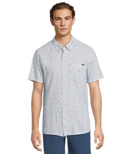 �`���r�[�Y �����Y �g�b�v�X �V���c Chubbies The Spot On (Resort Weave Friday Shirt) Dusty Blue �u���[