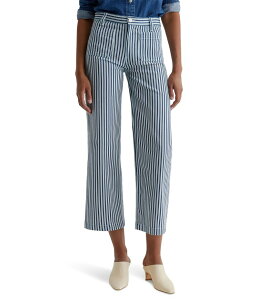 �G�[�W�[�W�[���Y ���f�B�[�X �{�g���X �J�W���A���p���c ���C�h���b�O AG Jeans Kassie Mid Rise Wide Leg Crop Nordic Stripe I �X�g���C�v