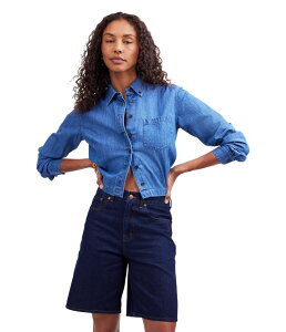 【送料無料】 メイドウェル レディース ハーフパンツ・ショーツ ボトムス Bermuda Shorts In Bronxville Wash Bronxville Wash