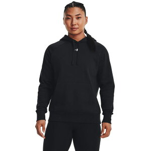 A_[A[}[ fB[X AE^[ p[J[EXEFbg t[X Under Armour Rival Fleece Hoodie Black/White zCg