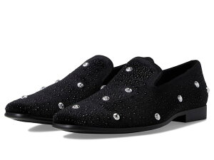 XeCV[A_X Y V[Y IbNXtH[h Black/Silver Stacy Adams Spangle Rhinestone Slip-On