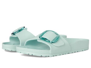 �r���P���V���g�b�N ���f�B�[�X �V���[�Y �T���_�� Birkenstock Madrid Big Buckle EVA Surf Green �O���[��