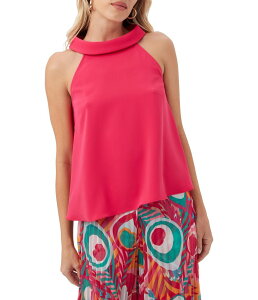 �g���[�i�^�[�N ���f�B�[�X �g�b�v�X �V���c Trina Turk Eze Top Cannes Coral �R�[����