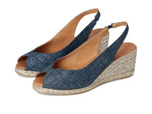 AhA A[X fB[X V[Y Xb|E[t@[ Andre Assous Audrey Navy Silver lCr[