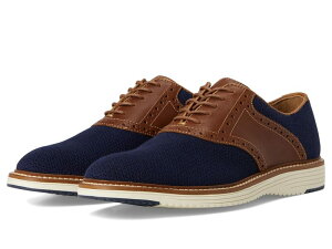 WXgAh}[tB[ Y V[Y IbNXtH[h jbg Johnston & Murphy Upton Knit Saddle Navy Knit/Tan F lCr[