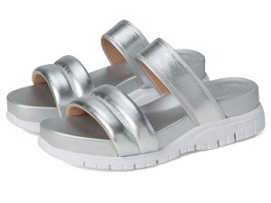 �R�[���n�[�� ���f�B�[�X �V���[�Y �q�[�� �T���_�� Cole Haan Zerogrand Double Band Sandals Silver �V���o�[