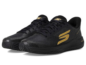 �X�P�b�`���[�Y �����Y �V���[�Y �X�j�[�J�[ SKECHERS Pickleball Viper Court Pro 2.0 Sneaker Black/Gold �u���b�N