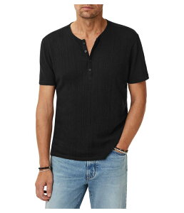 �W�����o���x�C�g�X �����Y �g�b�v�X �V���c John Varvatos Ciel Henley Black �u���b�N