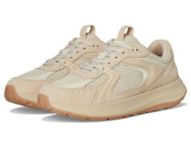 フィットフロップ レディース シューズ スニーカー メッシュ スエード レザー FitFlop F-Mode Flow Suede/Mesh/Leather Flatform Sneakers Stone Beige/Par ストーン