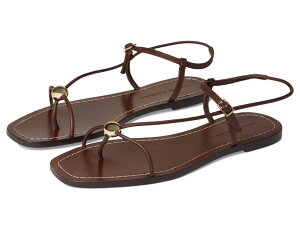 yz t[ _ fB[X T_ V[Y Lara Strappy Flat Sandals with Ball Espresso