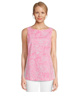 �����[�s�����b�c�@�[ ���f�B�[�X �g�b�v�X �V���c Lilly Pulitzer Palmita Tunic Conch Shell Pin