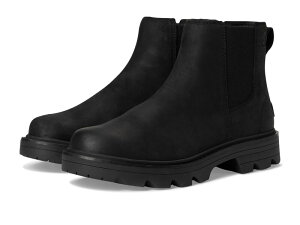 �\���� ���f�B�[�X �V���[�Y �u�[�c�E���C���u�[�c �`�F���V�[ SOREL Revel Rd Chelsea Waterproof Black/Black �u���b�N