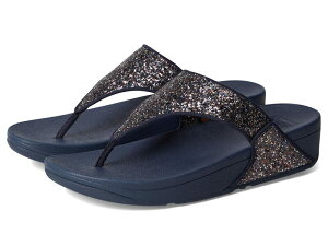 tBbgtbv fB[X V[Y T_ Midnight Navy M FitFlop Lulu Multi-Tonal Glitter Toe-Post Sandals