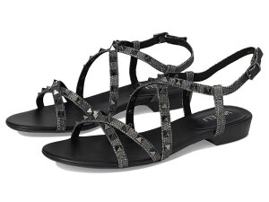�x�l�� ���f�B�[�X �V���[�Y �T���_�� Vaneli Basira Black Raffia �u���b�N