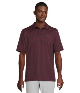 A_[A[}[ Y gbvX Vc |Vc vg Under Armour Golf Matchplay Printed Golf Polo Dark Maroon/Mid }[