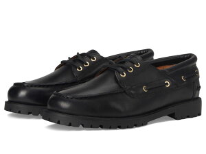 @K{h fB[X V[Y fbLV[Y U[ Vagabond Shoemakers Joslyn Leather Boat Shoes Black ubN