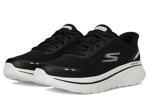 �X�P�b�`���[�Y �����Y �V���[�Y �X�j�[�J�[ SKECHERS Performance Go Walk Arch Fit N-joy Nobend Hands Free Slip-in Black/White �z���C�g