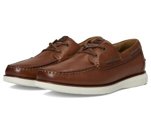 t[VC Y V[Y Xb|E[t@[ Cognac Florsheim Tropics Elastic Lace Moc Toe Boat Shoes