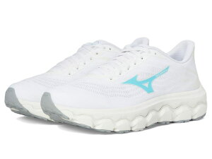 ~Ym fB[X V[Y Xj[J[ Mizuno Wave Horizon 8 White/Tangr Tur zCg